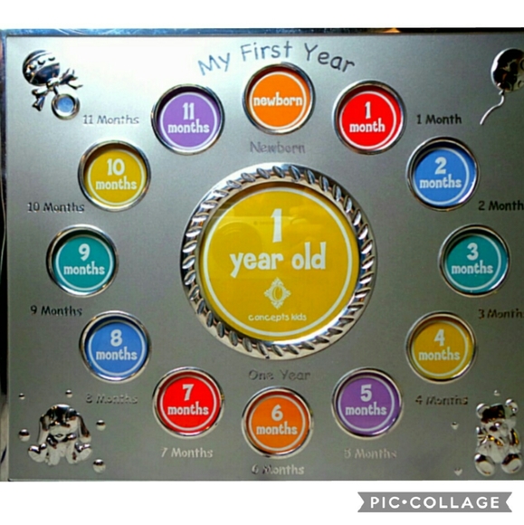 My 1st Year Photo Frame - Picture 2 of 2